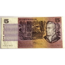 AUSTRALIA 1985 . FIVE 5 DOLLARS BANKNOTE . JOHNSTON/FRASER